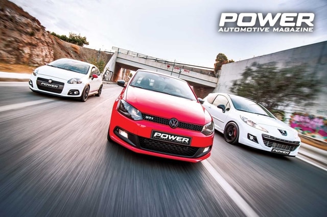 VW Polo GTI DSG Vs Abarth Grande Punto Vs Peugeot 207 RC